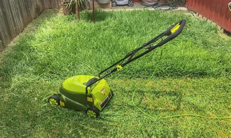 very small electric lawn mower